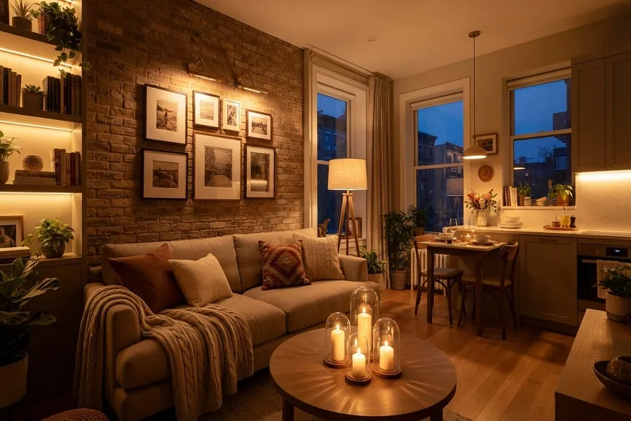 Warm Ambient Lighting Instead of Overheads